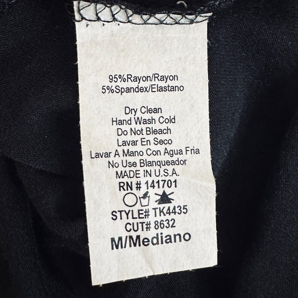 Line Up Tie Should Top Black SZ MEDIUM NWT - Picture 5 of 11